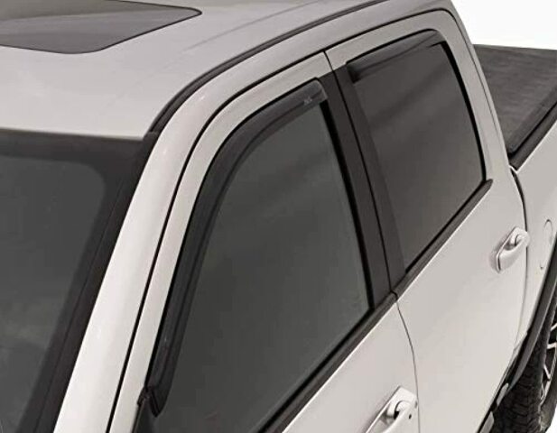 Auto Ventshade [AVS] In-Channel Rain Guards Compatible with -  Jeep Compass (New Body Style) | Window Vent Visors, 4 pcs. - Smoke | 194346 2025