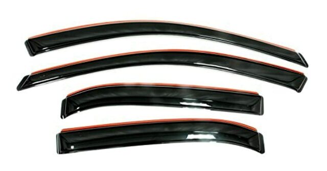 Auto Ventshade [AVS] In-Channel Rain Guards Compatible with -  Toyota Camry Sedan | Window Vent Visors, 4 pcs. - Smoke | 194629 2017