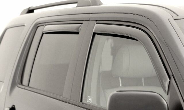 Auto Ventshade [AVS] in-Channel Rain Guards Compatible with Ford Expedition | Window Vent Visors, 4 pcs. - Smoke | 85 1947
