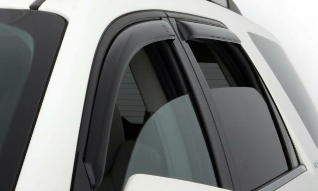 Auto Ventshade [AVS] In-Channel Rain Guards Compatible with -  Kia Optima (Excludes Hybrid Models) | Window Vent Visors, 4 pcs. - Smoke | 194852 2020