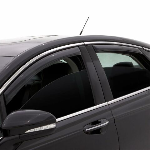 Auto Ventshade [AVS] In-Channel Rain Guards Compatible with -  Kia Optima (Excludes Hybrid Models) | Window Vent Visors, 4 pcs. - Smoke | 194852 2020