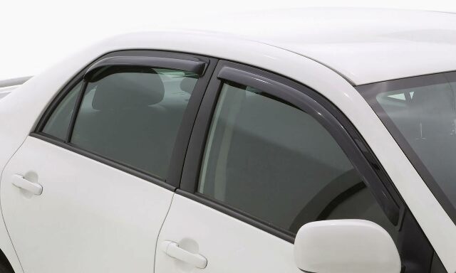 Auto Ventshade [AVS] In-Channel Rain Guards Compatible with -  Kia Optima (Excludes Hybrid Models) | Window Vent Visors, 4 pcs. - Smoke | 194852 2020
