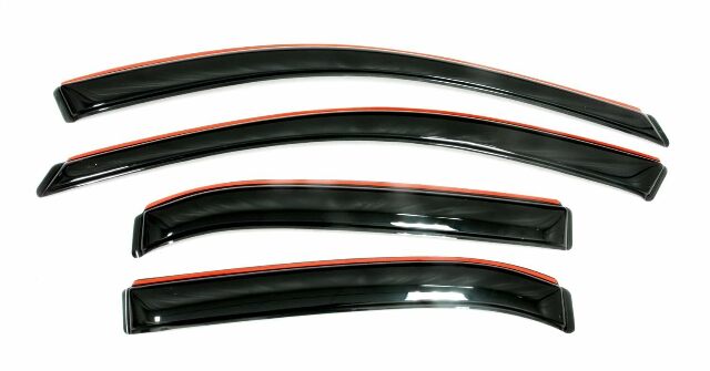 Auto Ventshade [AVS] In-Channel Rain Guards Compatible with -  Kia Optima (Excludes Hybrid Models) | Window Vent Visors, 4 pcs. - Smoke | 194852 2020
