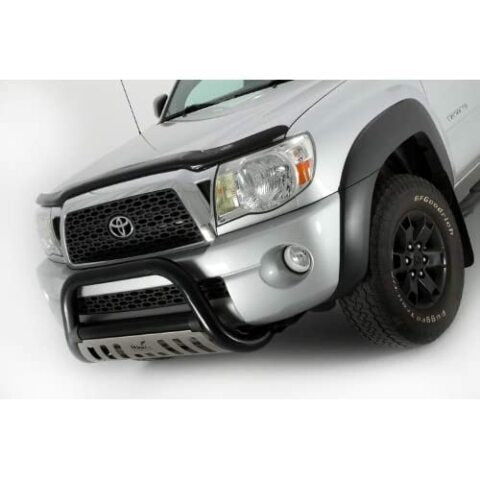 Auto Ventshade [AVS] Bugflector II Hood Shield / Protector | Compatible with -  Toyota Tacoma | High Profile Bug Deflector - 1 pc., Dark Smoke | 25310 2015