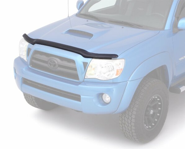Auto Ventshade [AVS] Bugflector II Hood Shield / Protector | Compatible with -  Toyota Tacoma | High Profile Bug Deflector - 1 pc., Dark Smoke | 25310 2015