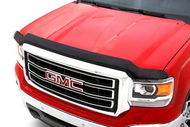 Auto Ventshade [AVS] Bugflector II Hood Shield / Protector | Compatible with -  GMC Sierra 2500HD & 3500HD | High Profile Bug Deflector - 1 pc., Dark Smoke | 25947 2018