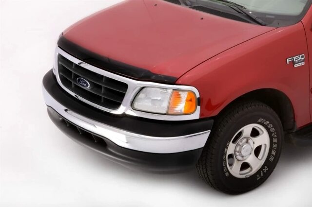 Auto Ventshade [AVS] Aeroskin Hood Protector | Compatible with -  Ford F-150 | Low Profile Deflector / Bug Shield - 1 pc., Smoke | 322012 2003