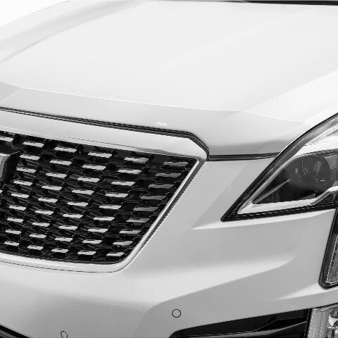 Auto Ventshade [AVS] Aeroskin Hood Protector | Compatible with -  Chevrolet Avalanche,  - 2014 Suburban 1500/2500/Tahoe (No Hybrid) | Low Profile Deflector / Bug Shield - 1 pc., Chrome | 622011 2013