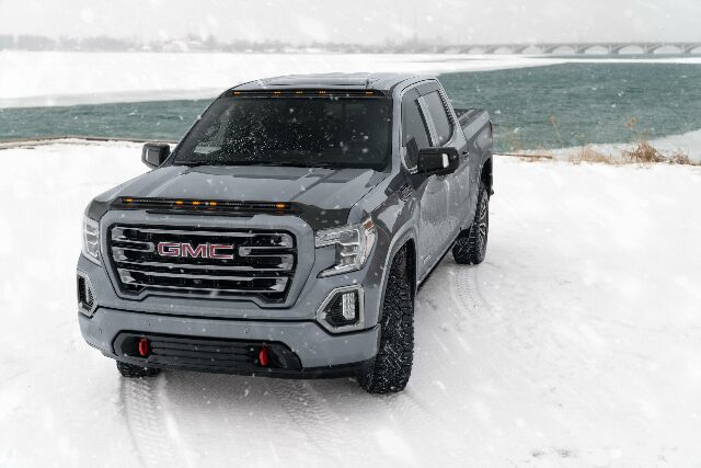 Auto Ventshade [AVS] Aeroskin Hood Lightshield/Protector | Compatible with Ford F-150 (Excludes Raptor) | Low Profile Deflector/Bug Shield - 1 pc., Textured Black | 753096 2015-2020