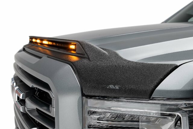 Auto Ventshade [AVS] Aeroskin Hood Lightshield/Protector | Compatible with Ford F-150 (Excludes Raptor) | Low Profile Deflector/Bug Shield - 1 pc., Textured Black | 753096 2015-2020