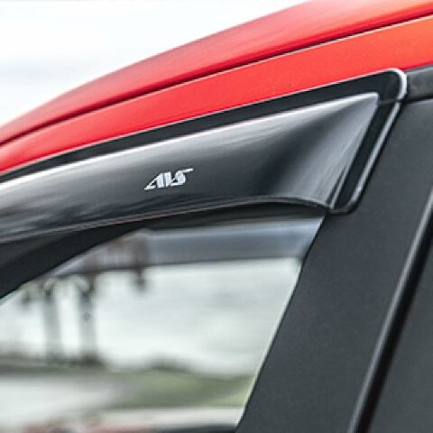 Auto Ventshade [AVS] Outside Mount Rain Guards Compatible with -  Toyota Tacoma Standard Cab | Window Vent Visors, 2 pcs. - Smoke | 92925 2004