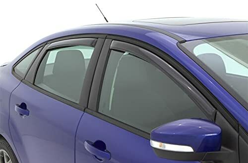 Auto Ventshade [AVS] Outside Mount Rain Guards Compatible with -  Ford Escape (05 - 12 Hybrid); 2008 -  Mazda Tribute; 2005 - 2011 Mercury Mainer | Window Vent Visors, 4 pcs. - Smoke | 94059 2012