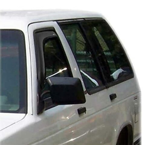 Auto Ventshade [AVS] Outside Mount Rain Guards Compatible with -  Jeep Grand Cherokee (Excludes Grand Cherokee L) | Window Vent Visors, 4 pcs. - Smoke | 94252 2021