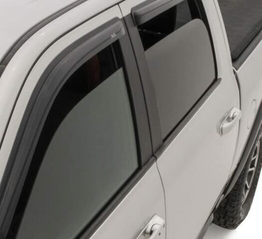 Auto Ventshade [AVS] Outside Mount Rain Guards Compatible with -  Ram 1500 Quad Cab | Window Vent Visors, 4 pcs. - Smoke | 94813 2025