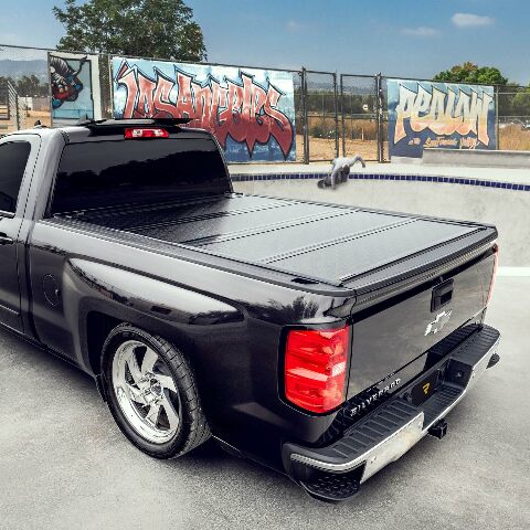 RealTruck BAK BAKFlip G2 Hard Folding Truck Bed Tonneau Cover | 226310 | Compatible with -  Ford F-250/350 Super Duty 6' 10" Bed (81.8") 2016