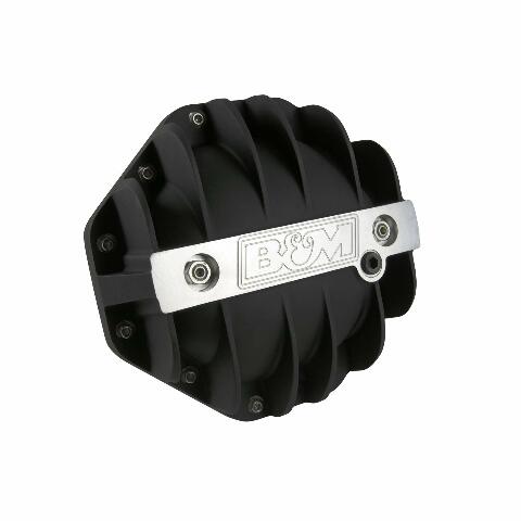 B&M 11306 Cast Aluminum Differential Cover for Chrysler 9.25" - Black