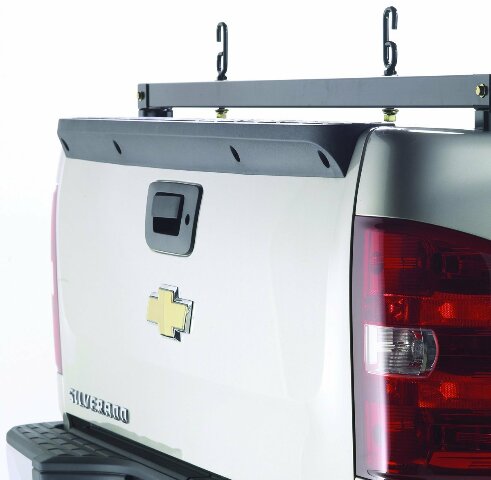 RealTruck Backrack Truck Bed Rear Bar | Black, No Drill | 11509 | Compatible with Chevrolet/GMC Silverado/Sierra 1500;  Chevrolet/GMC Silverado/Sierra 2500/3500 HD 1999-2006