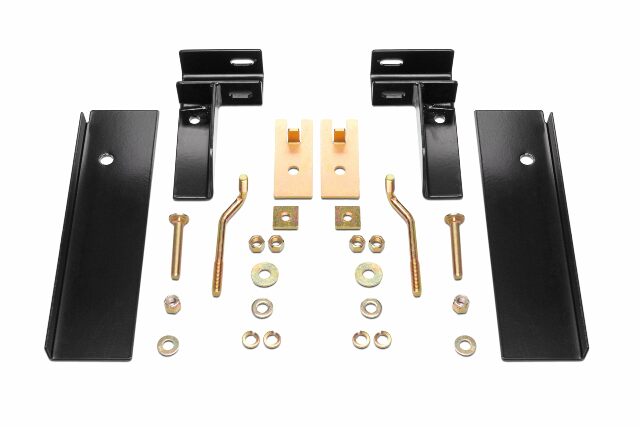 RealTruck Backrack Hardware Kit Compatible with use w/Standard Bed, Black, No Drill | 30112 | Compatible with Ford F-150 1997-2014