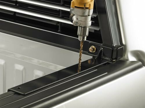 RealTruck Backrack Hardware Kit Compatible with use w/ 21" Toolbox, Low-Profile, Black, N | 30112LP | Compatible with Ford F-150 2004-2014