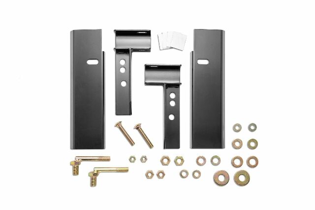 RealTruck Backrack Hardware Kit Compatible with use w/Standard Bed, Black, No Drill | 30117 | Compatible with RAM 2500/3500 All Beds;  RAM 1500 6.5' & 8' Bed 2002-2025