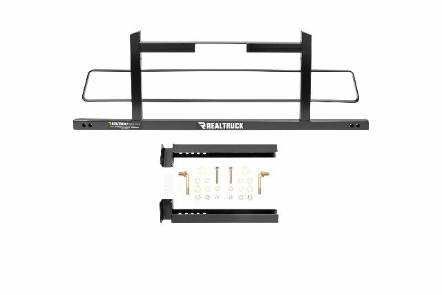 RealTruck Backrack Hardware Kit Compatible with use w/ 21" Toolbox, Black, No Drill | 30117TB | Compatible with RAM 1500/2500/3500 All Beds 2002-2025