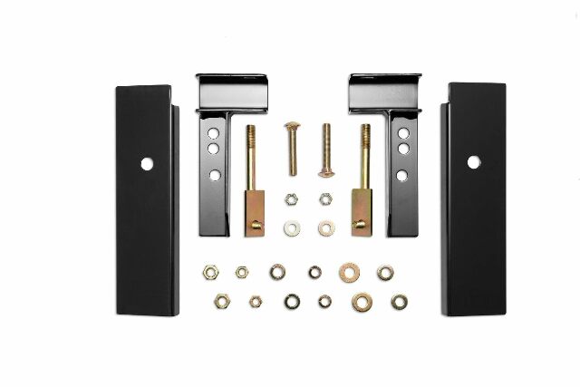 RealTruck Backrack Hardware Kit Compatible with use w/Standard Bed, Black, No Drill | 30118 | Compatible with Toyota Tundra 2008-2019