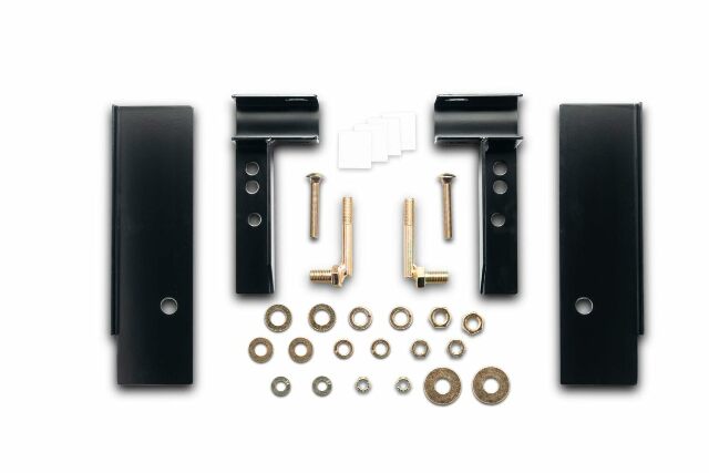 RealTruck Backrack Hardware Kit Compatible with use w/Standard Bed, Black, No Drill | 30127 | Compatible with RAM 1500 2009-2022