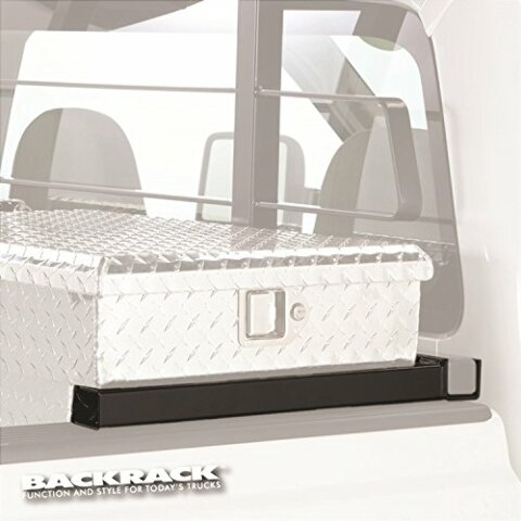 RealTruck Backrack Hardware Kit Compatible with use w/ 21" Toolbox, Black, No Drill | 30167TB | Compatible with RAM 1500 5.5' Bed w/o RAMbox Cargo MGMT 2019-2025