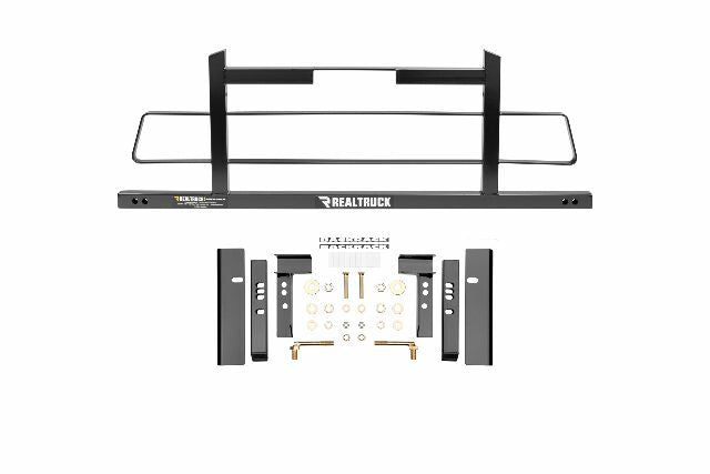 RealTruck Backrack Hardware Kit Compatible with use w/Low-Profile Tonneau, Black, No Drill | 40117 | Compatible with RAM 2500/3500;  RAM 1500 2002-2018