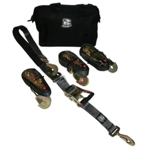 Bulldog Cases 20230 Tie Down Strap (Set of 4 Ratching Straps)
