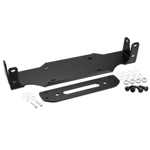 Bulldog Winch 20353- Jeep JL Winch Mount 18-Pres Wrangler JL W/Oe Steel Winch Mount Bumper,Black