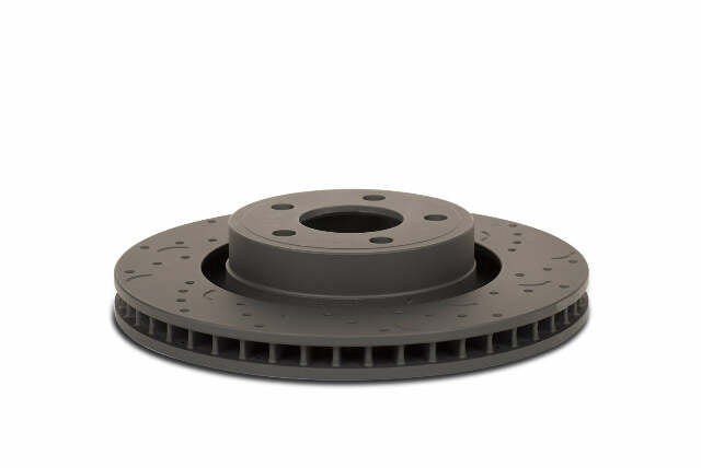 Hawk Performance HTC4242 Talon Cross Drilled And Slotted Brake Rotors