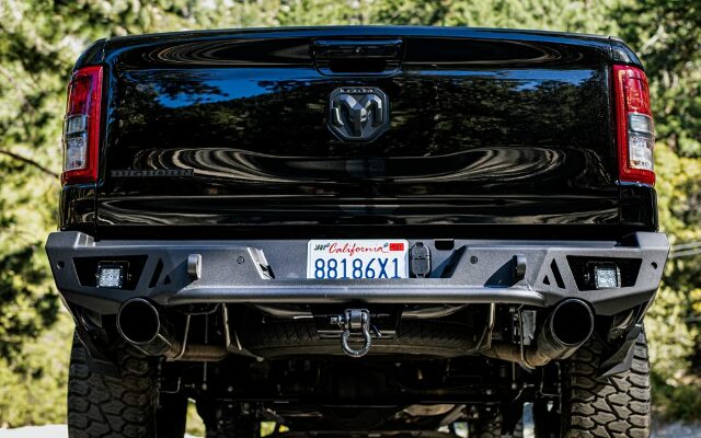 Body Armor 4x4 DG-2966 Rear Replacement Bumper Compatible with Ram 1500, Black