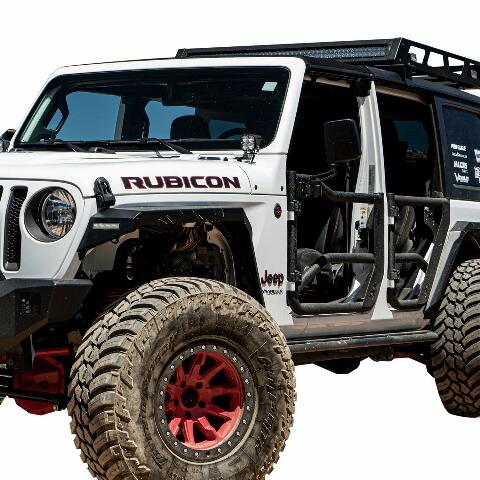 Body Armor JK-6154 2007-2018 Wrangler Jk Tube Doors Front, Pair