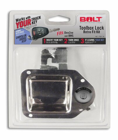 Bolt 7022699 Toolbox Latch Retrofit Kit Compatible with Dodge, Jeep and Ram Keys
