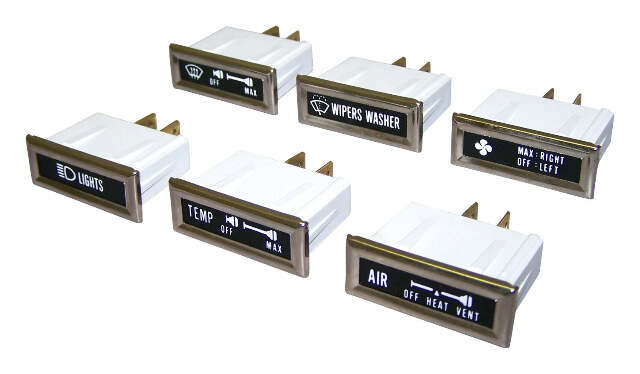 Crown Automotive 5752813K Dashboard Lamp Kit Fits 76-86 CJ5 CJ7 Scrambler