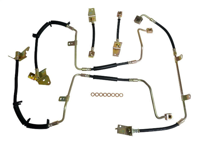 Crown Automotive BHK8 Brake Hose Kit Compatible with 99-03 Grand Cherokee (WJ)