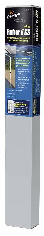 Carefree 902865White Rafter 6 with Automatic Awning and Ground Support