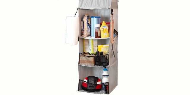 Carefree 907100 Light Gray 54" x 14" x 14" Nylon RV Awning Storage Locker