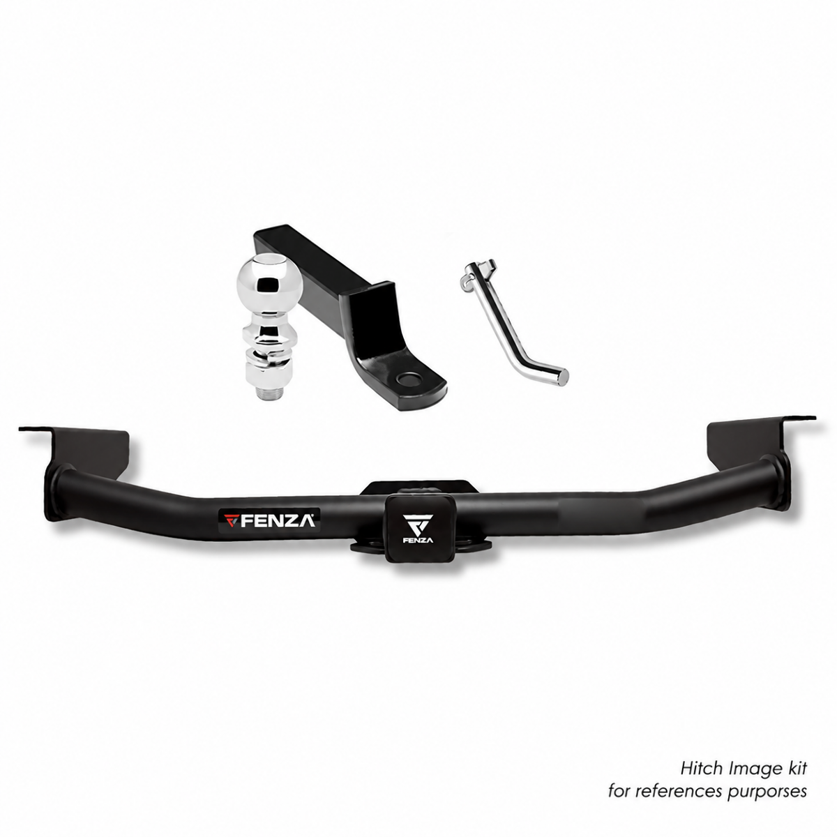 Fenza Rear Hitch With Receiver&2" Ball With Stand The Tension Of 6000Lbs Compatible With Changan Hunter 2020-2026 and Peugeot Landtrek 2020-2026