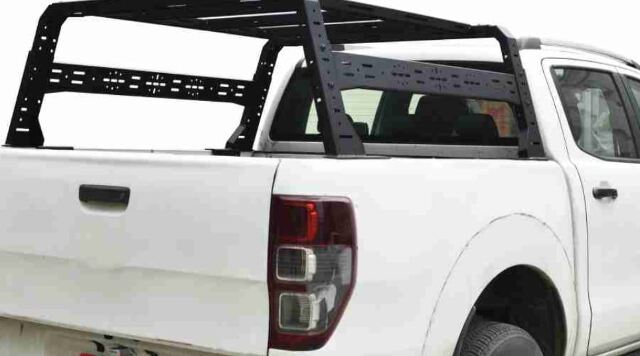 Fenza Sandy Black Truck Bed Rack Compatible With Chevy Silverado 14+/Gmc Sierra 14+/Dodge Ram 14+/Compatible Withd F150 15+/Toyota Tundra 15+/Nissan Titan 16+(5.5Ft Bed)