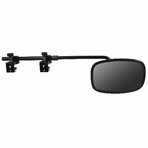 CIPA USA 11980 Universal Bar Towing Mirror Kit, black