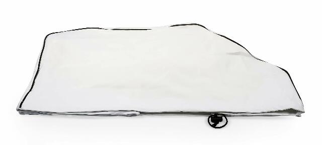 Camco 45399 Vinyl Air Conditioner Cover (Compatible with Dometic Brisk II White)