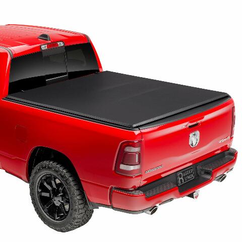 Rugged Liner E-Series Soft Folding Truck Bed Tonneau Cover | E3-TUN6514 | Compatible with -  Toyota Tundra (with or w/o utility track) 6' 7" Bed (78.7") 2022