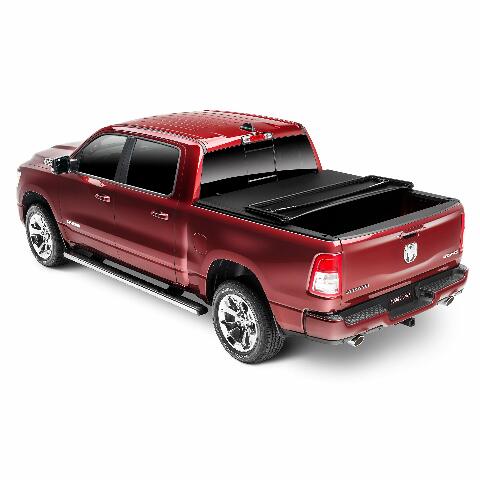 Rugged Liner Premium Soft Folding Truck Bed Tonneau Cover | FCTUN6514 | Compatible with -  Toyota Tundra (with or w/o utility track) 6' 7" Bed (78.7") 2022