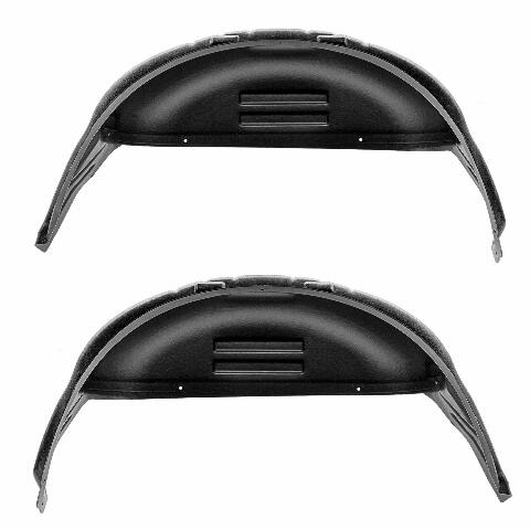 Rugged Liner Rear Wheel Well Liner | WWC14 | Compatible with , 19 Ltd/Lgcy Chevy Silverado 1500,  2500/3500HD (Will not Compatible with dually or w/5th Wheel), Black 2015-19