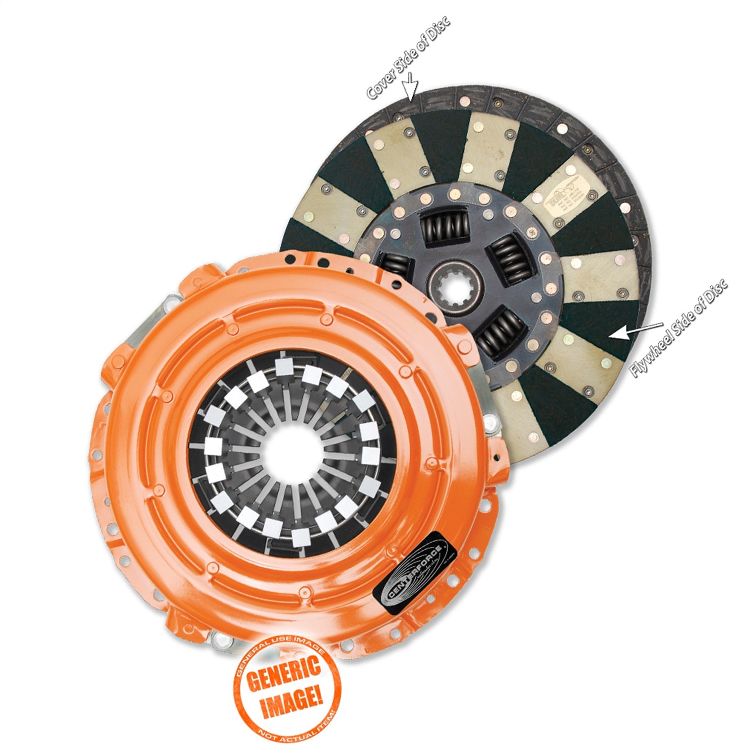 Centerforce DF200015 Dual Friction Clutch Pressure Plate And Disc Set