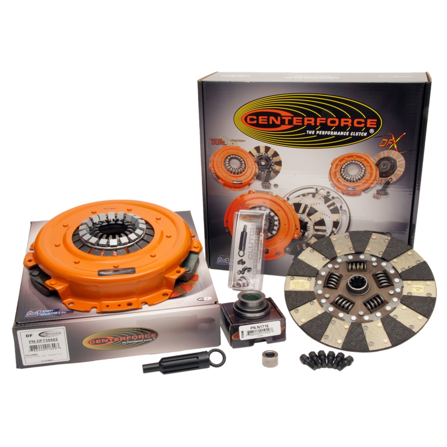 Centerforce KDF355216 Dual Friction Clutch Pressure Plate And Disc Set