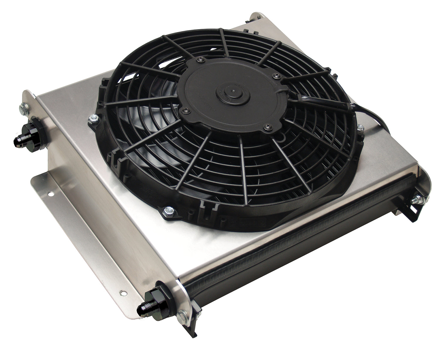 STKD PLT OIL COOLR W/FAN -6