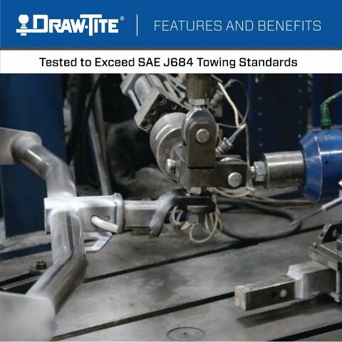 Draw-Tite 75237 Class 3 Trailer Hitch, 2 Inch Square Receiver, Compatible with Toyota Sienna 2004-2020